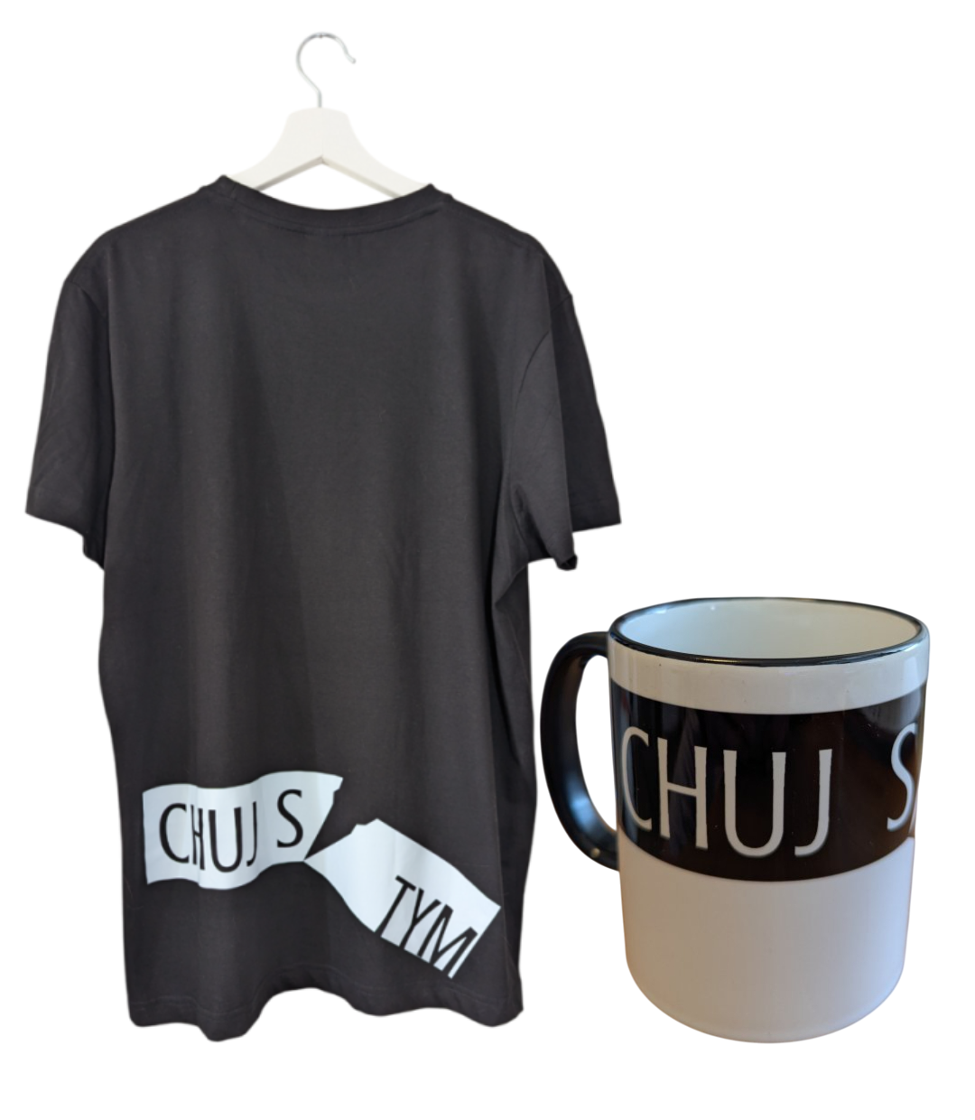 Chuj s tým unisex - černé triko a hrnek