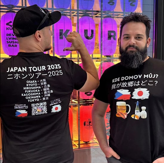 Trička party na tripu po Japonsku